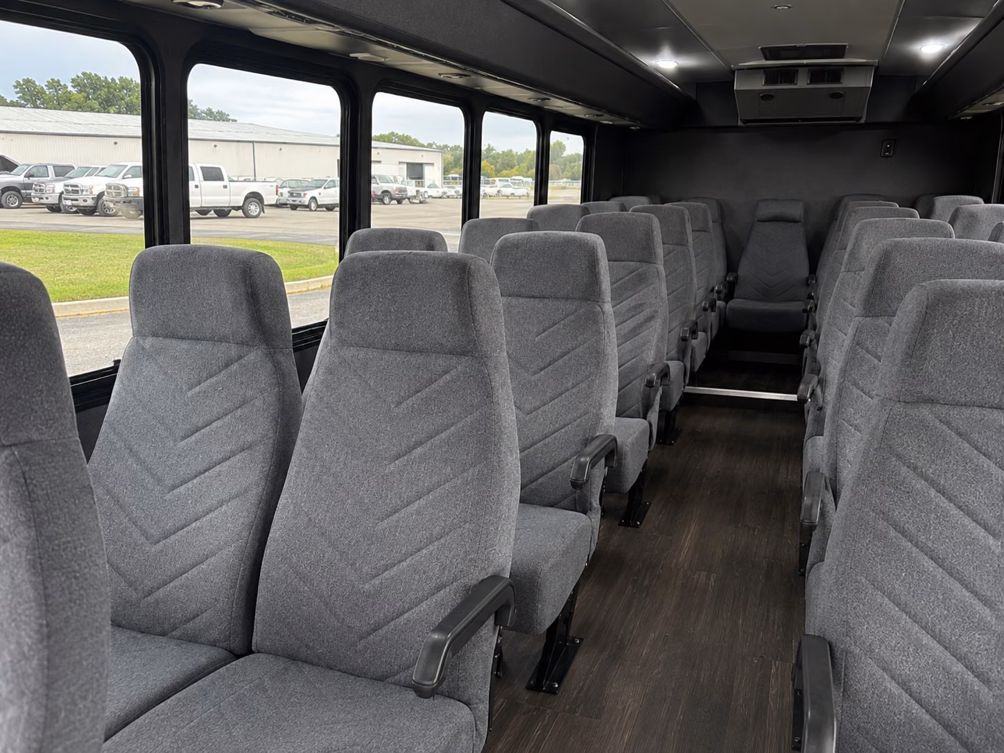 warwick 18 passenger minibus interior