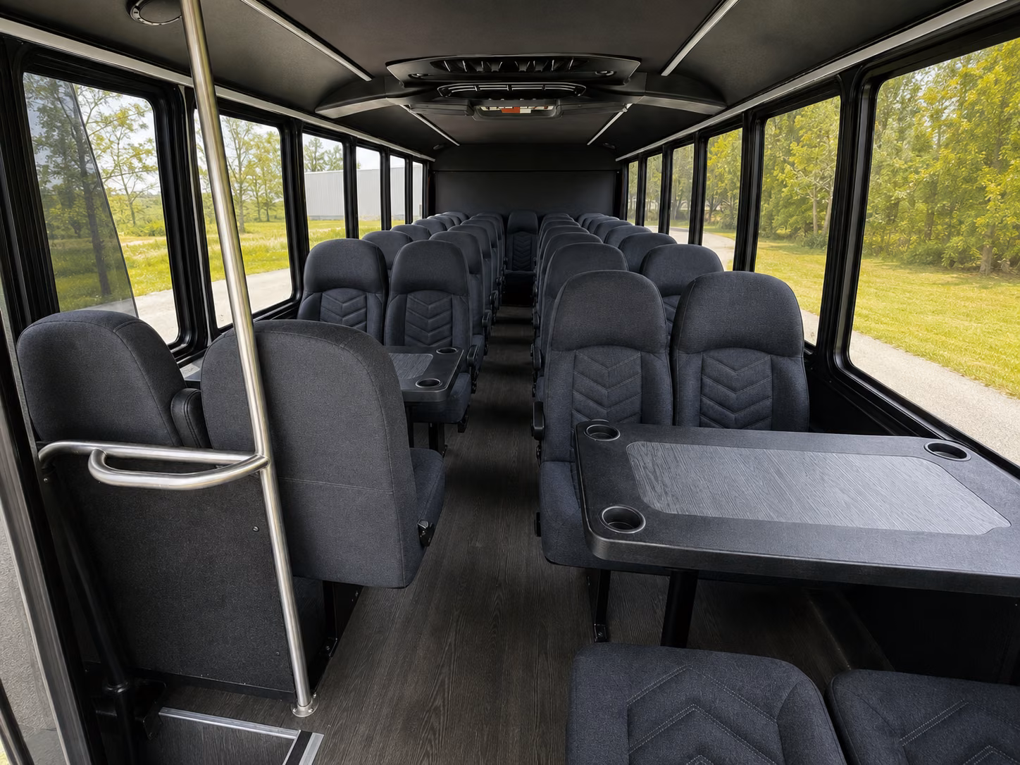 warwick 20 passenger minibus interior