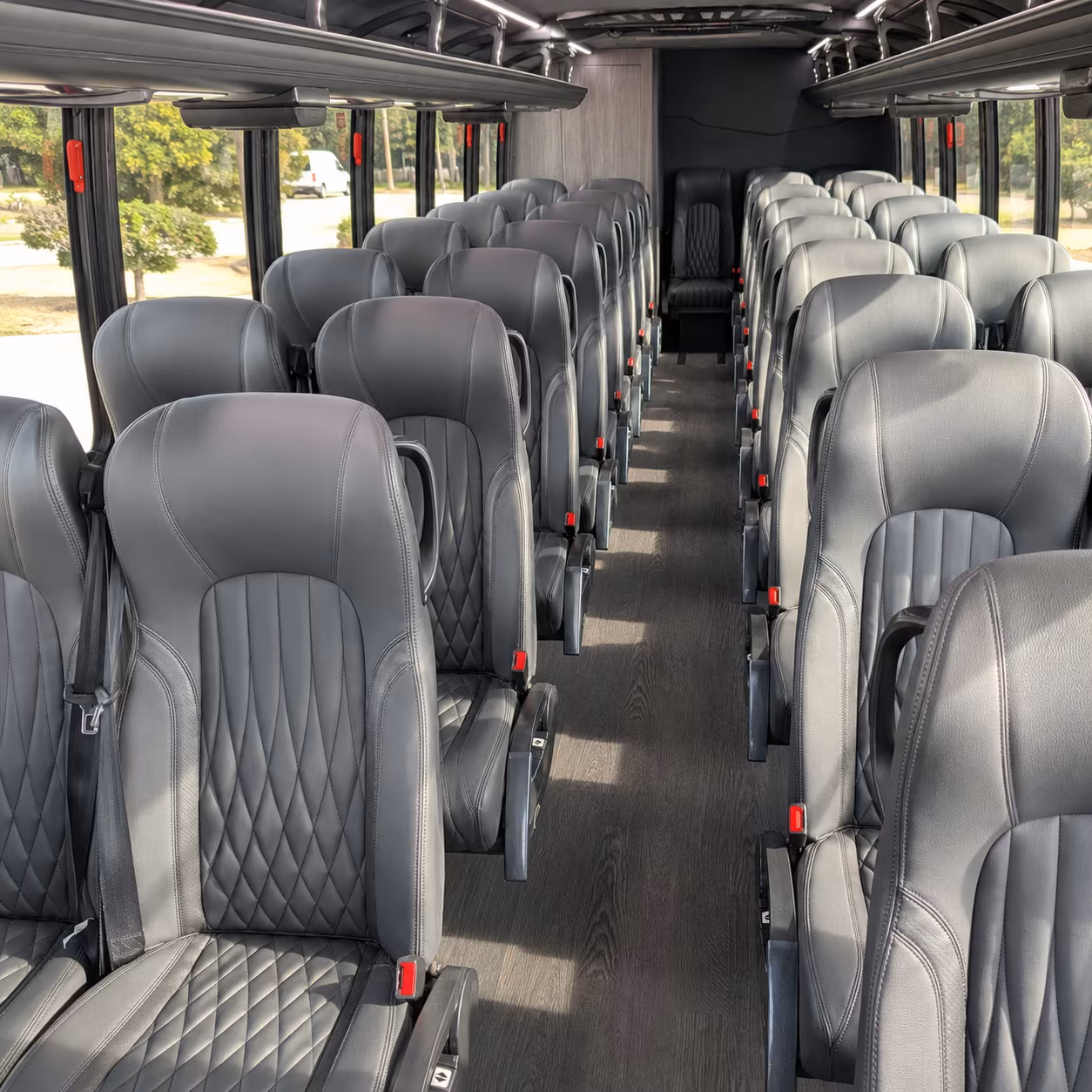 warwick 30 passenger minibus interior