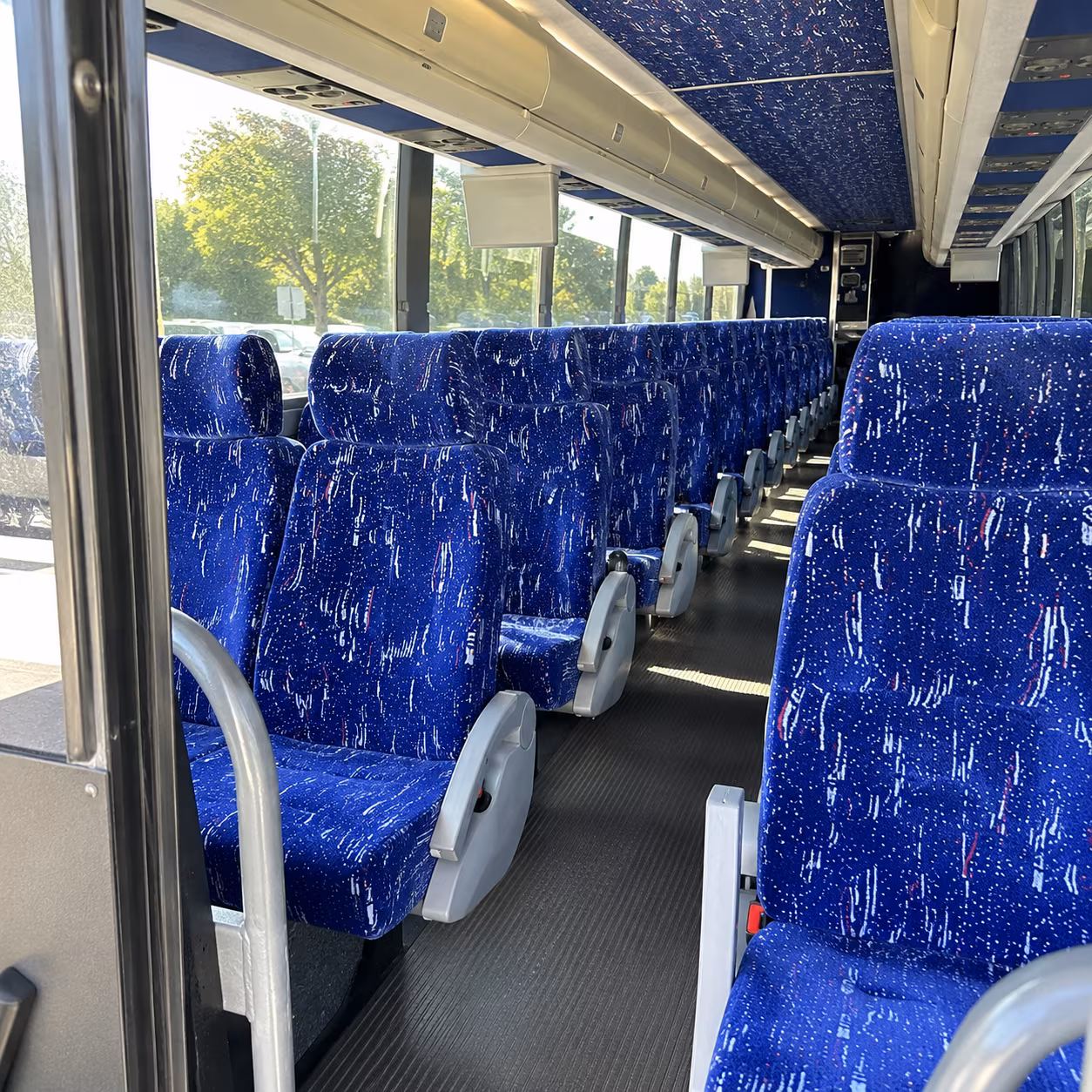 warwick 50 passenger charter bus inside