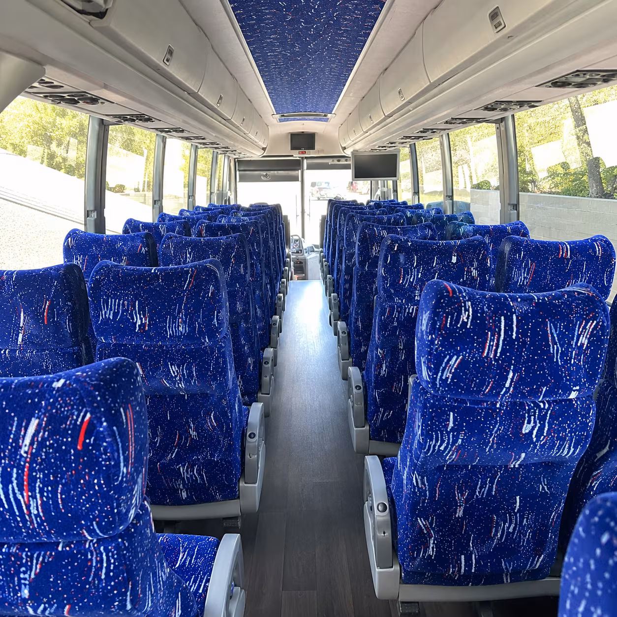 warwick 50 passenger charter bus interior