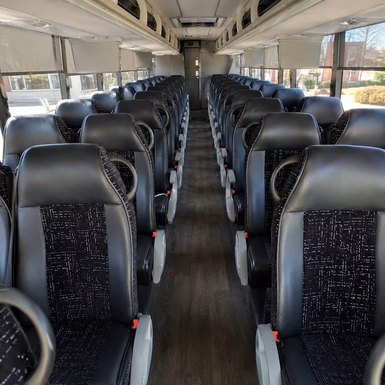 warwick 54 passenger charter bus inside