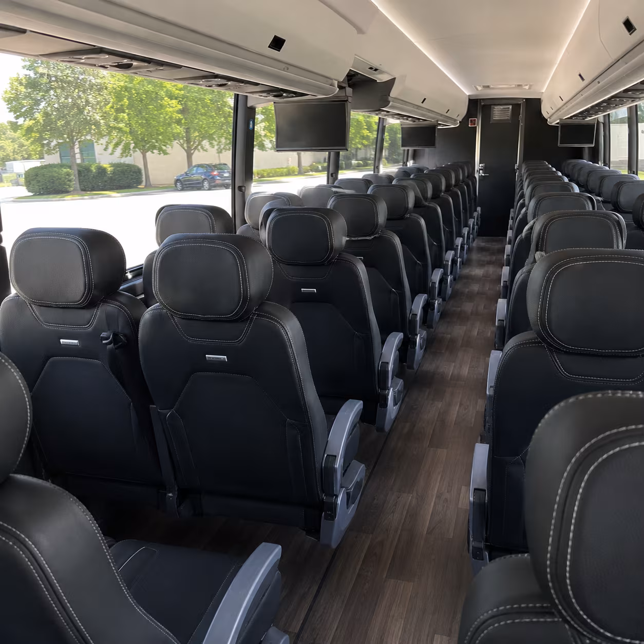 warwick 56 passenger charter bus interior