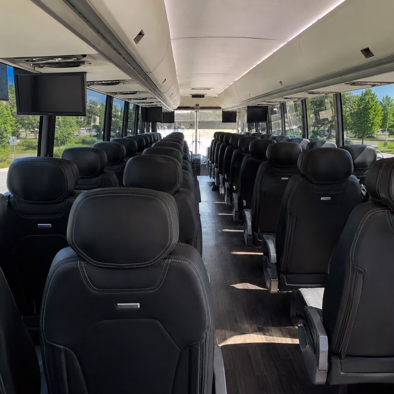 warwick charter bus inside