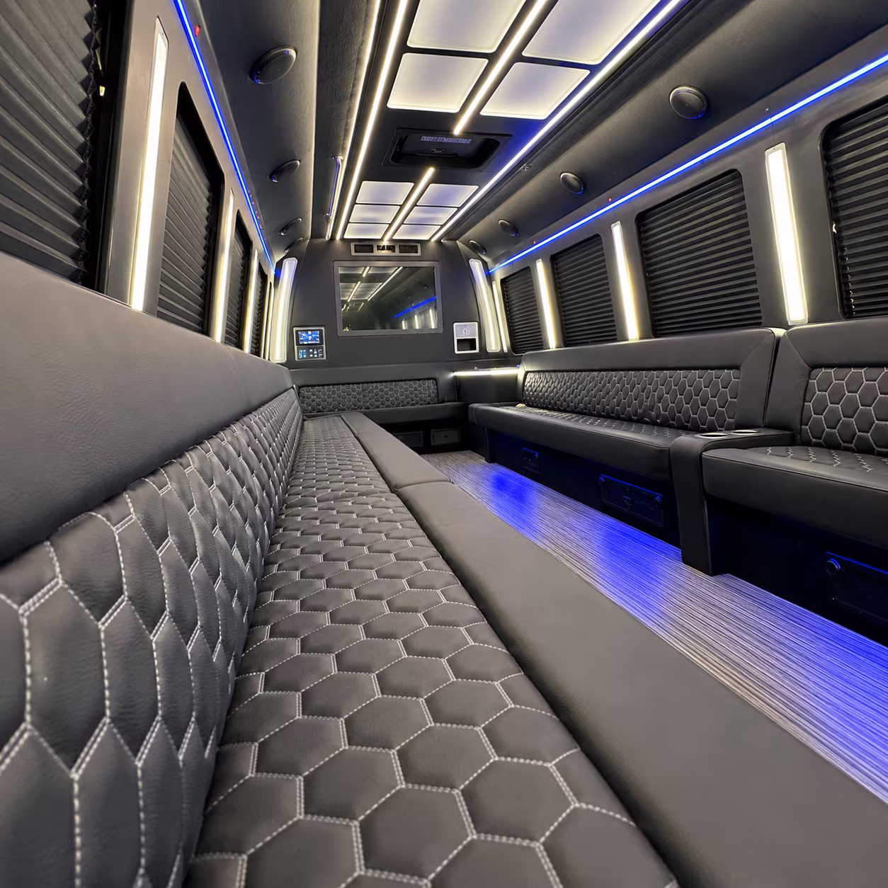 warwick party bus interior