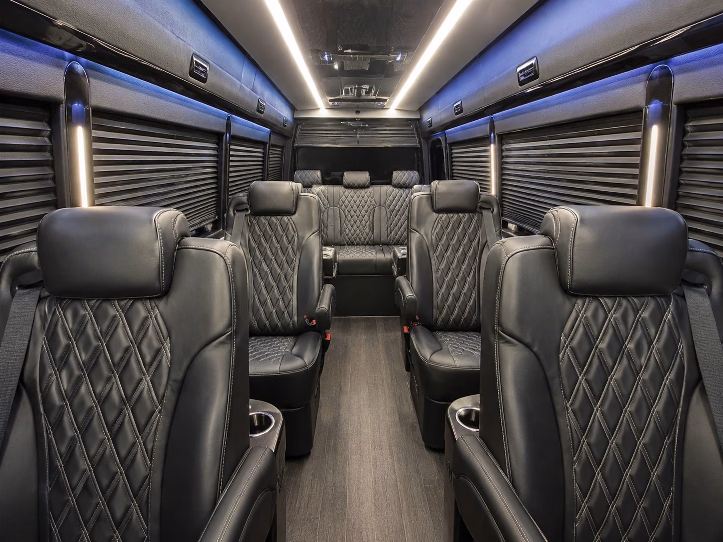 warwick sprinter van with driver inside